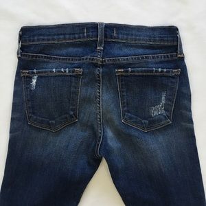 Distressed Skinny Jeans Stretch Size 0